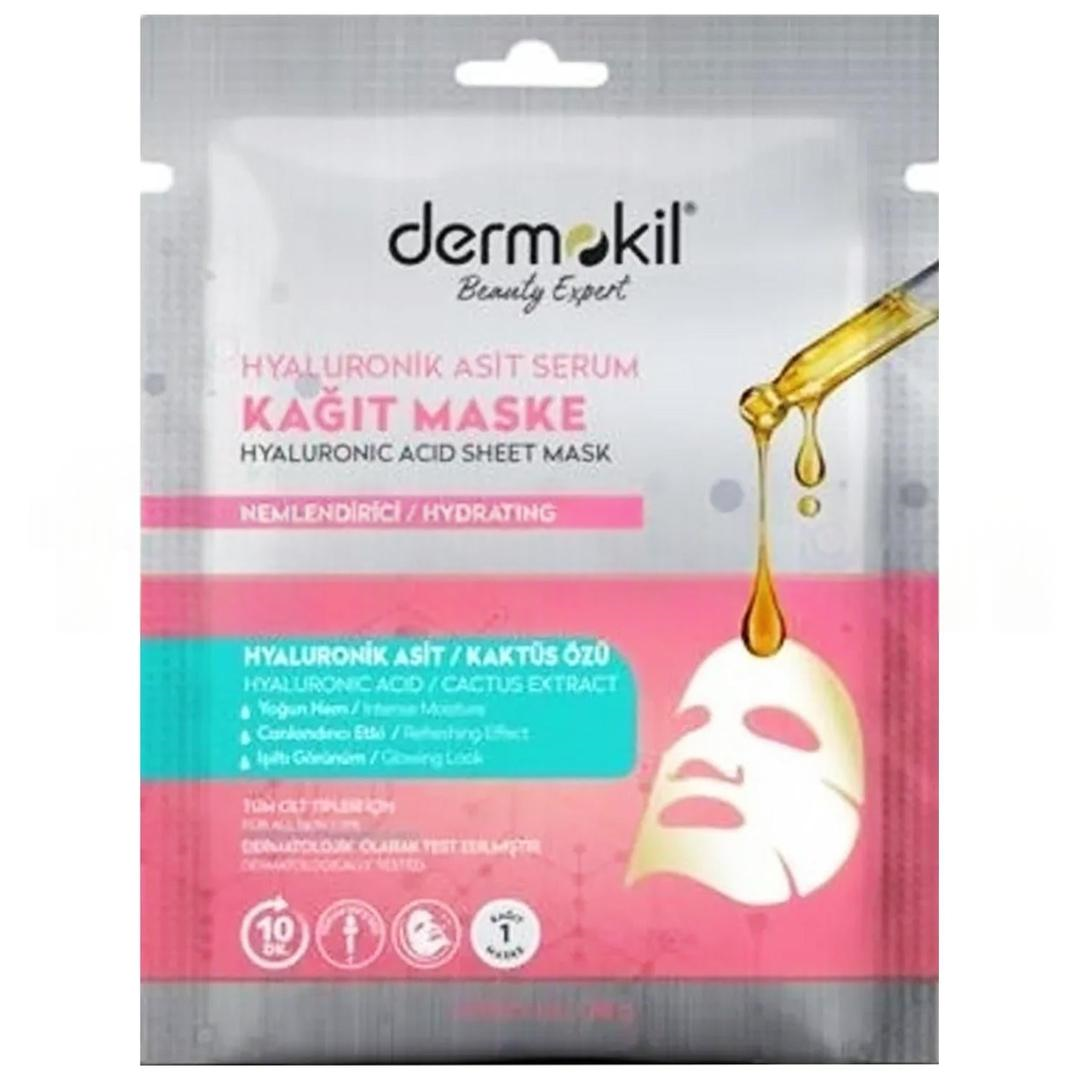 Dermokil Hyaluronik Asit Kağıt Maske