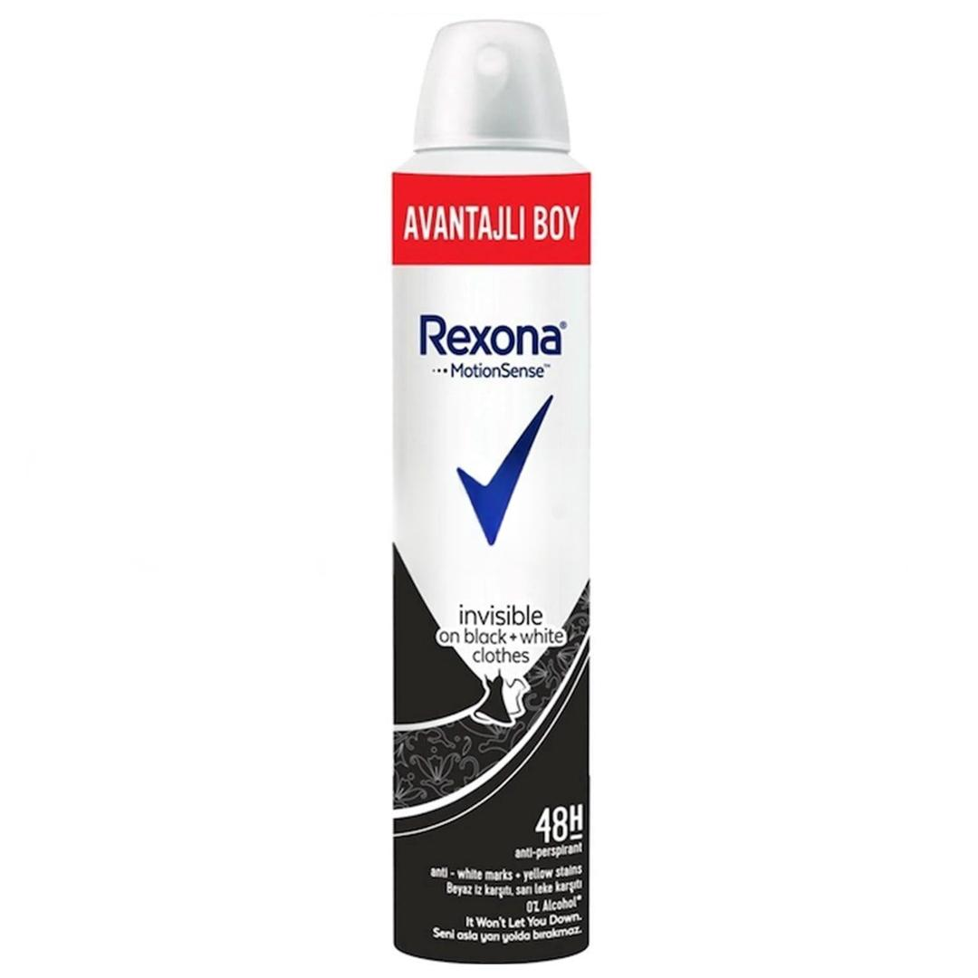Rexona Women Invisible Black White Deodorant Sprey 200 ml