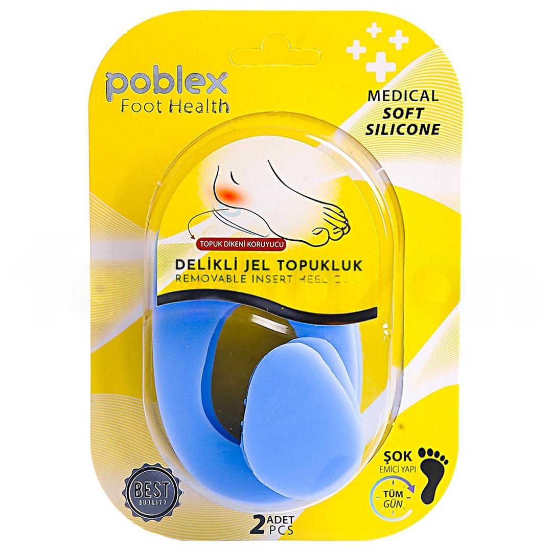 Poblex Topuk Dikeni İçin Delikli Jel Topukluk - Medium