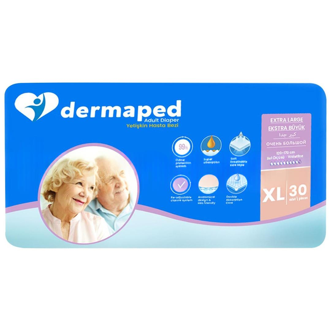 Dermaped Belbantlı Hasta Altı Bezi Tekstil xLarge 30lu