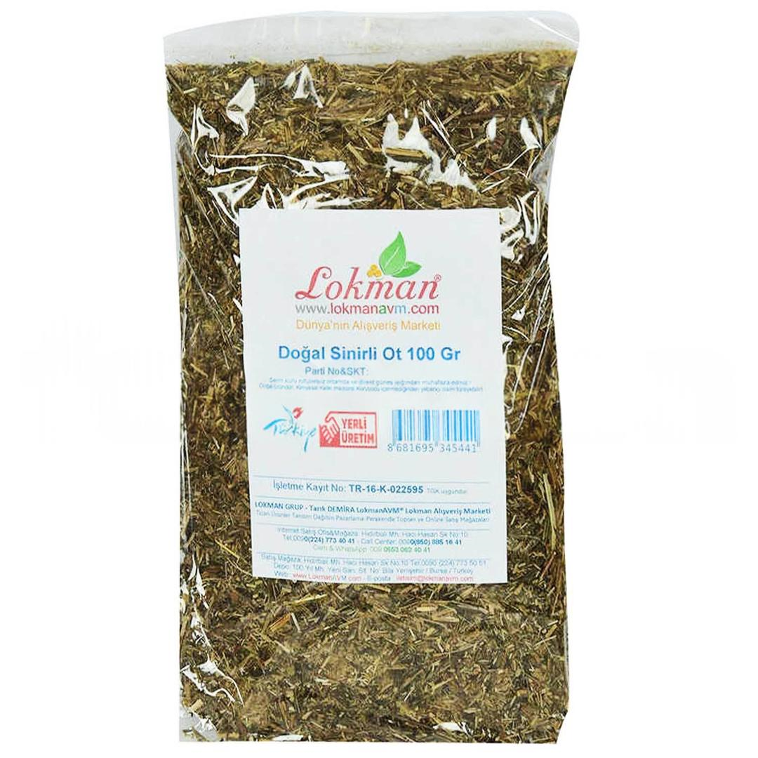 Lokmanavm Doğal Sinirli Yaprak Otu Sinirli Ot 100 gr