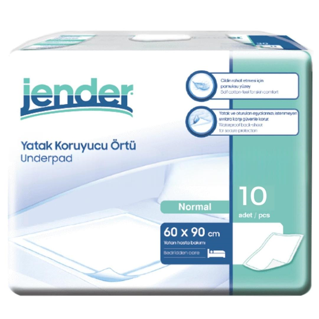 Jender Yatak Koruyucu Örtü 60x90 cm 10lu