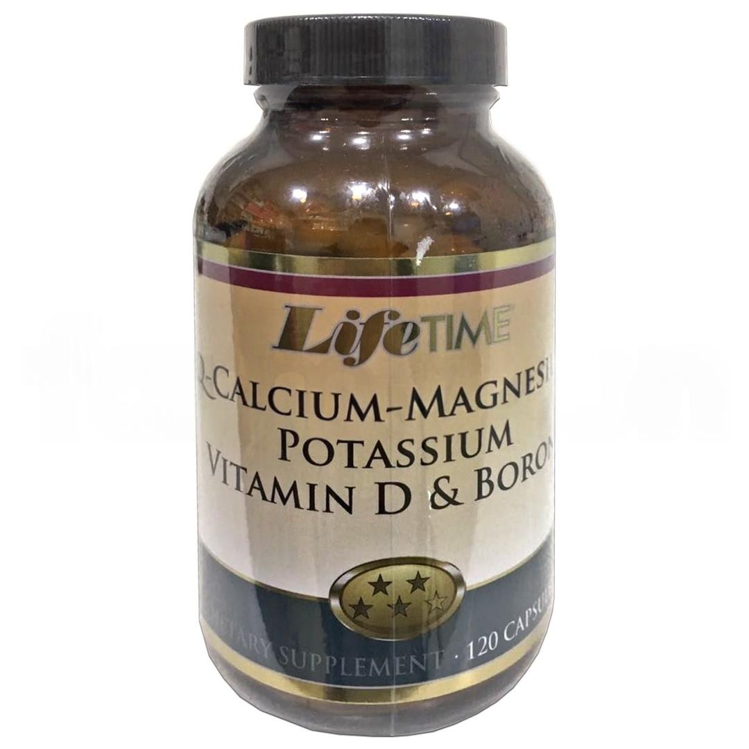 Life Time Q-Calcium Magnesium Potassium Vitamin D & Boron 120 Kapsül