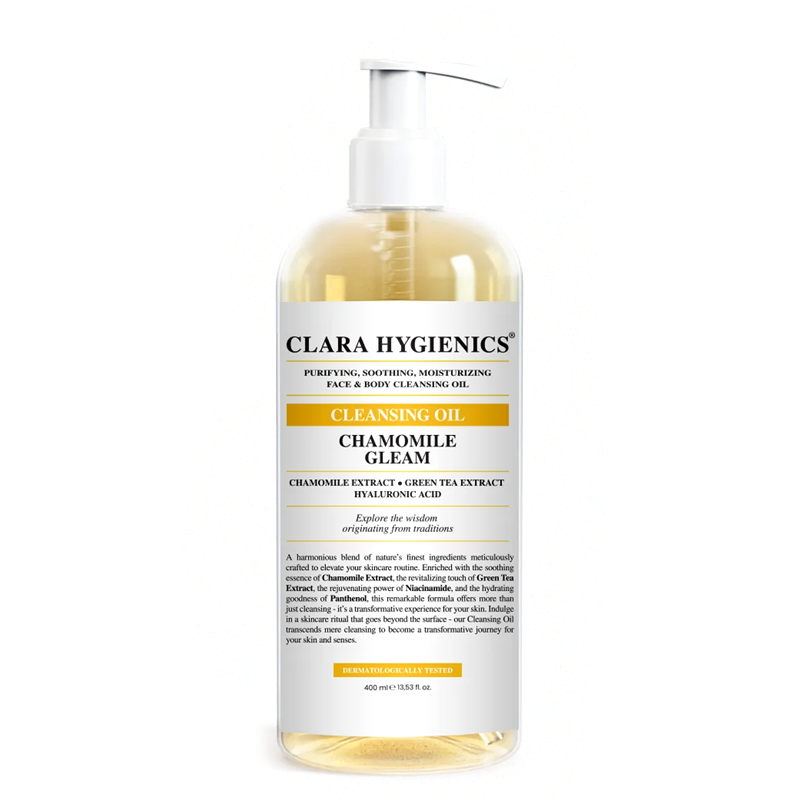 Clara Hygienics Chamomile Gleam Cilt Temizleme Yağı 400 ml