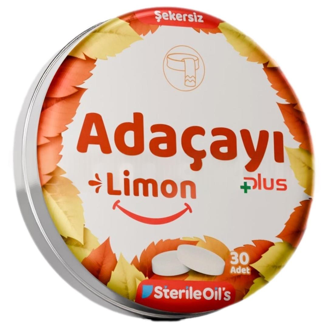 Sterile Oils Adaçayı & Limon Bitkisel 30 Pastil Metal Kutuda