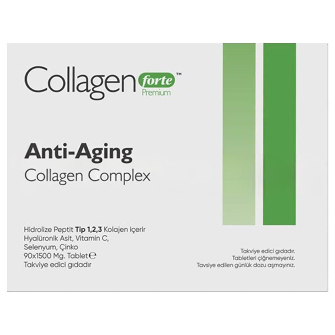 Collagen Forte Anti Aging Kolajen Komplex Multivitamin 1500 mg 90 Tablet