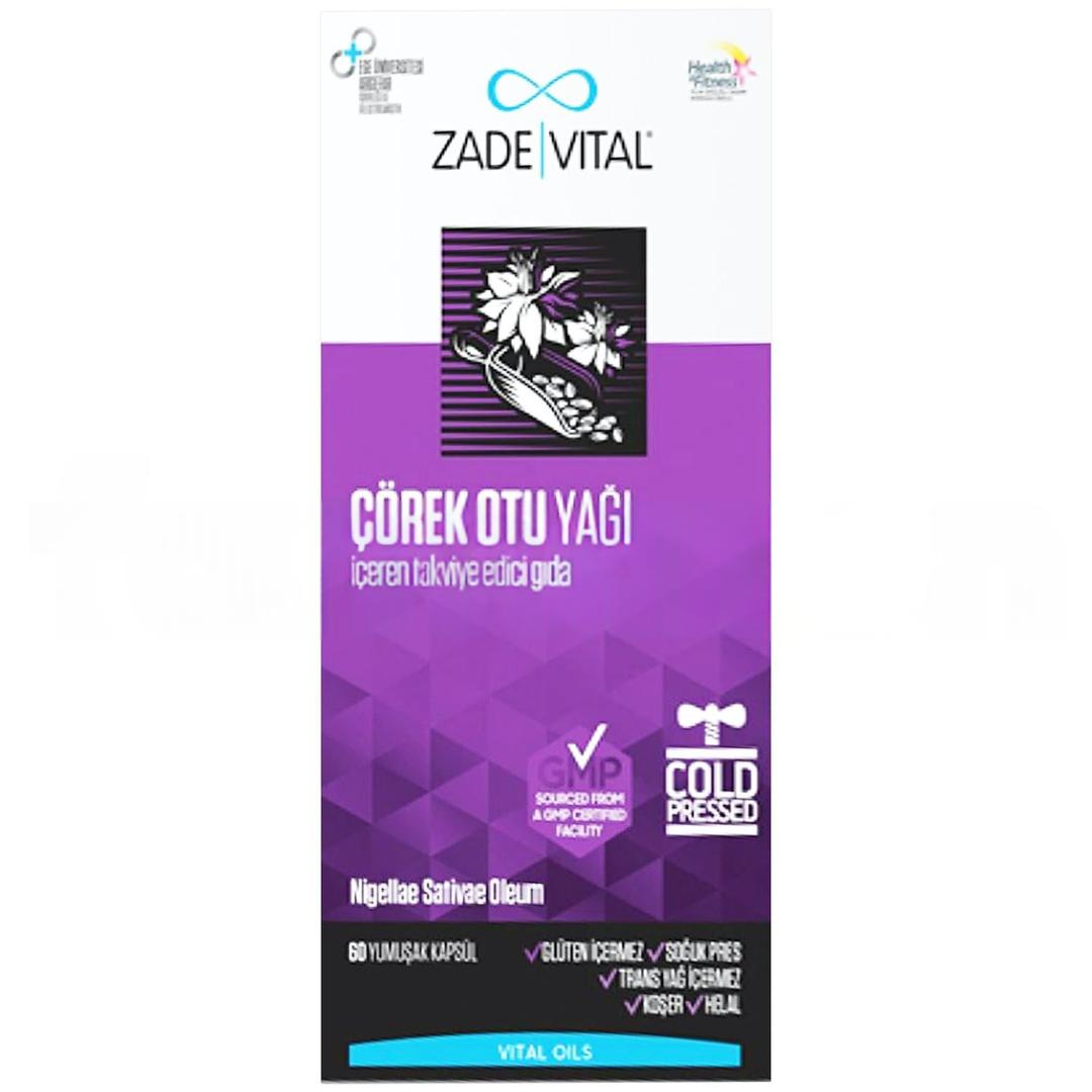 Zade Vital Çörek Otu Yağı 900 mg 60 Kapsül - Eski Ambalaj