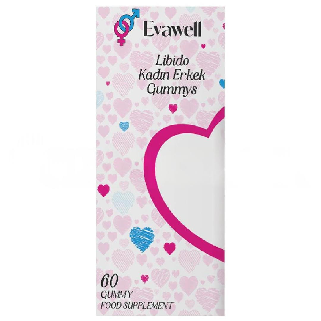 Evawell Libido Kadın & Erkek 60 Gummies