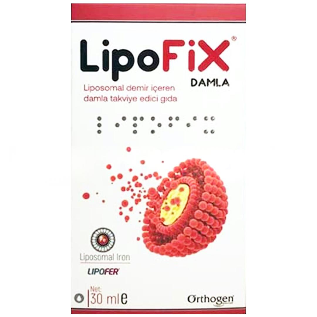 Lipofix Damla Liposomal Iron 30 ml