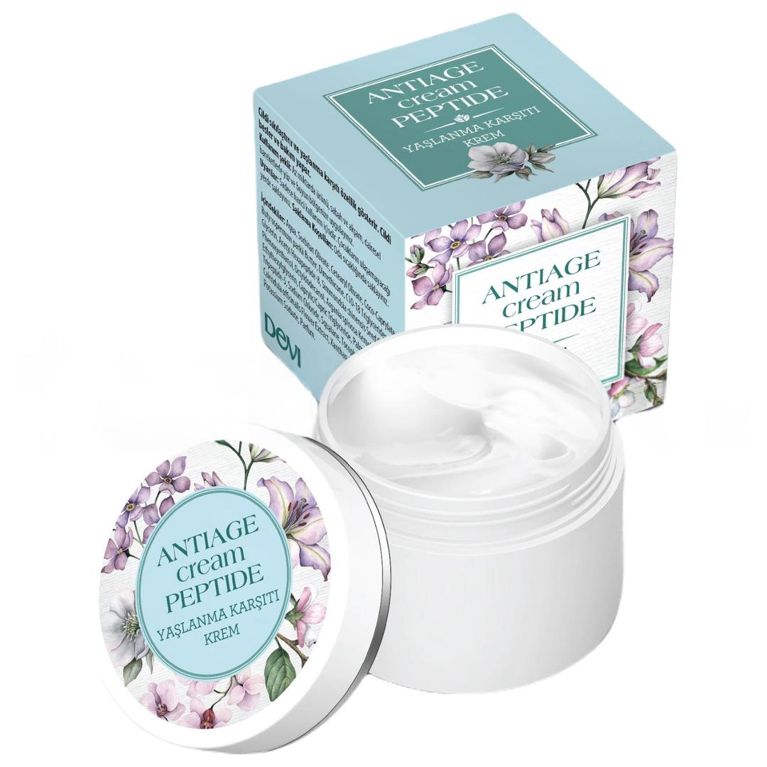 Devi Anti Age Cream Peptide Yaşlanma Karşıtı Besleyici ve Onarıcı Bakım Kremi 50 ml