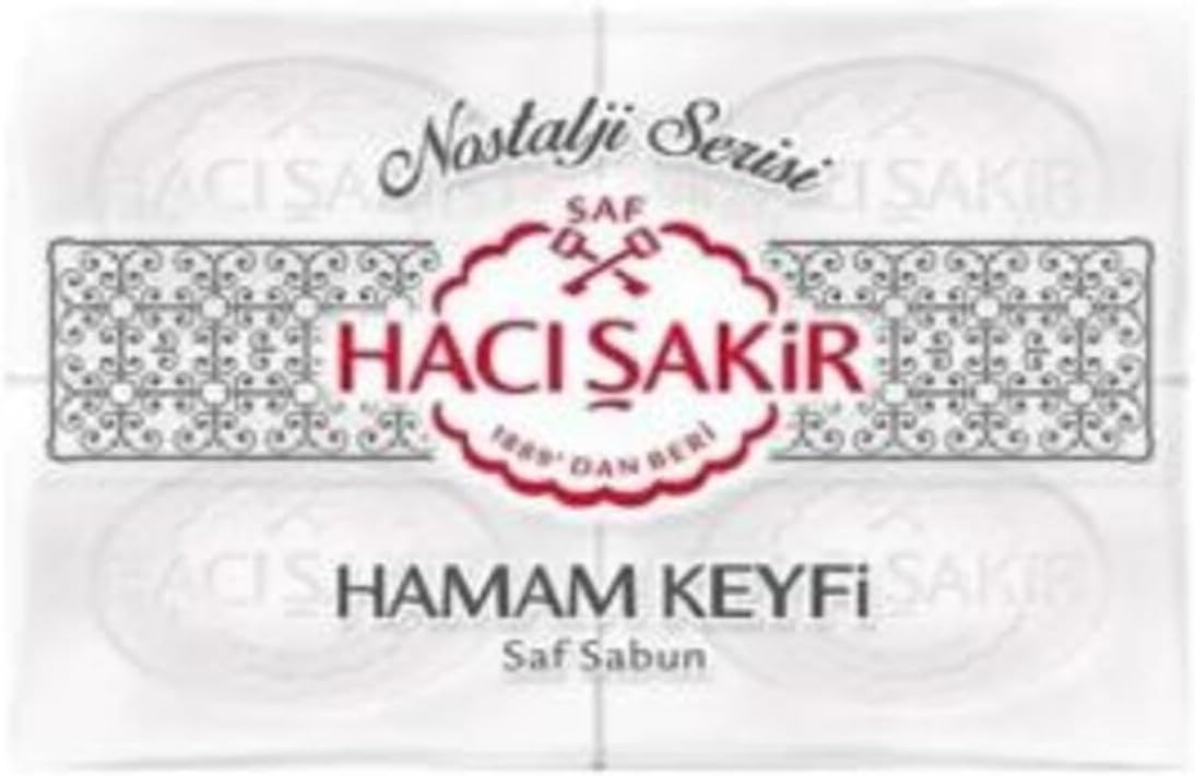 Hacı Şakir 4x200 gr Hamam Keyfi Saf Sabun