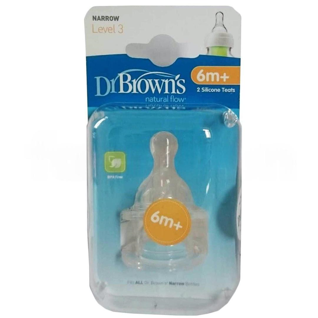 Dr. Browns Silikon Biberon 6 Ay+ Doğal Akış 2li - Eski Ambalaj