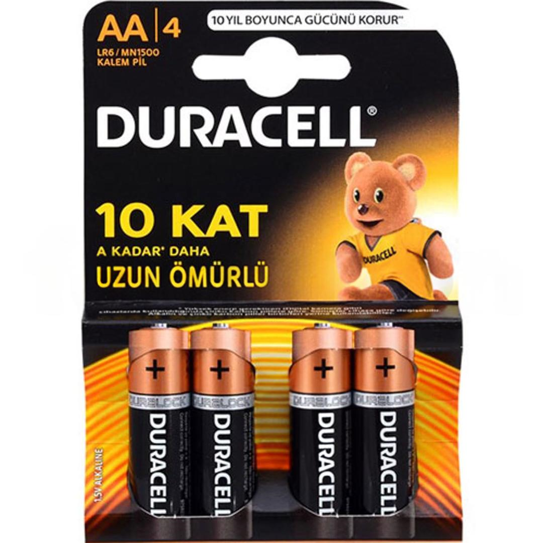 Duracell AA Kalem Pil 4lü - Eski Ambalaj