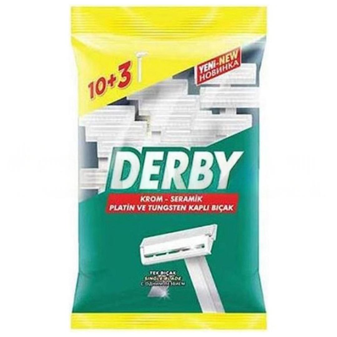 Derby Tek Tıraş Bıçağı Poşet 10 + 3lü