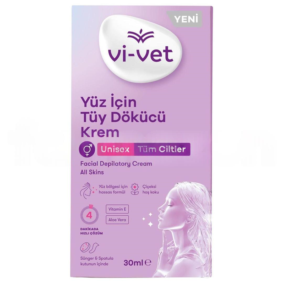 Vi-Vet Yüz İçin Tüy Dökücü Krem 30 ml