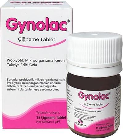 Gynolac Probiyotik 15 Çiğneme Tableti