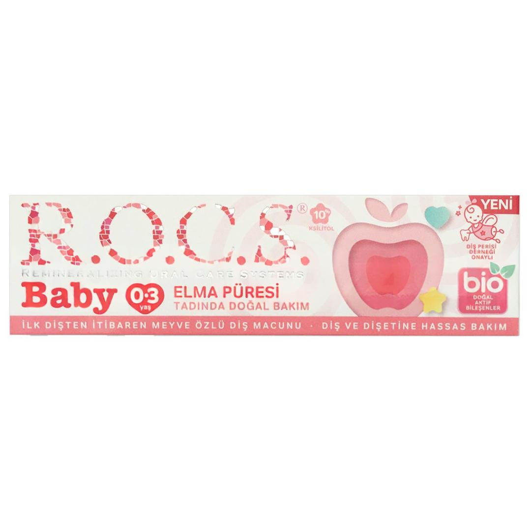 Rocs Baby Elma Püresi Tadında 0-3 Yaş Diş Macunu 45 gr - Eski Ambalaj