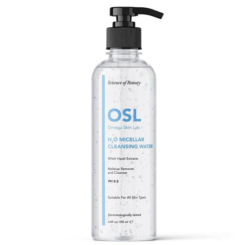 Omega Skin Lab H2O Micellar Makyaj ve Yüz Temizleme Suyu 200 ml