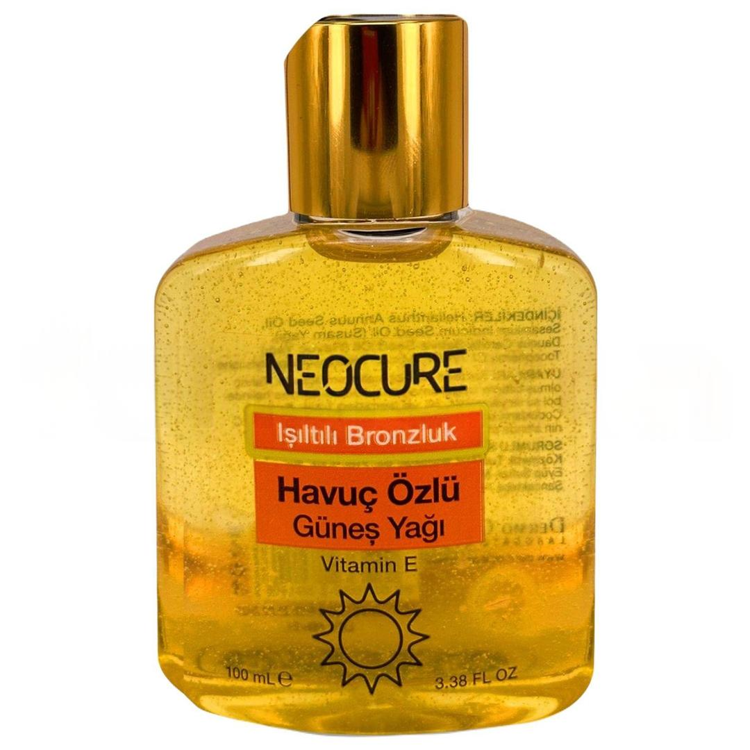 Neocure Işıltılı Bronzluk Havuç Özlü Güneş Yağı 100 ml