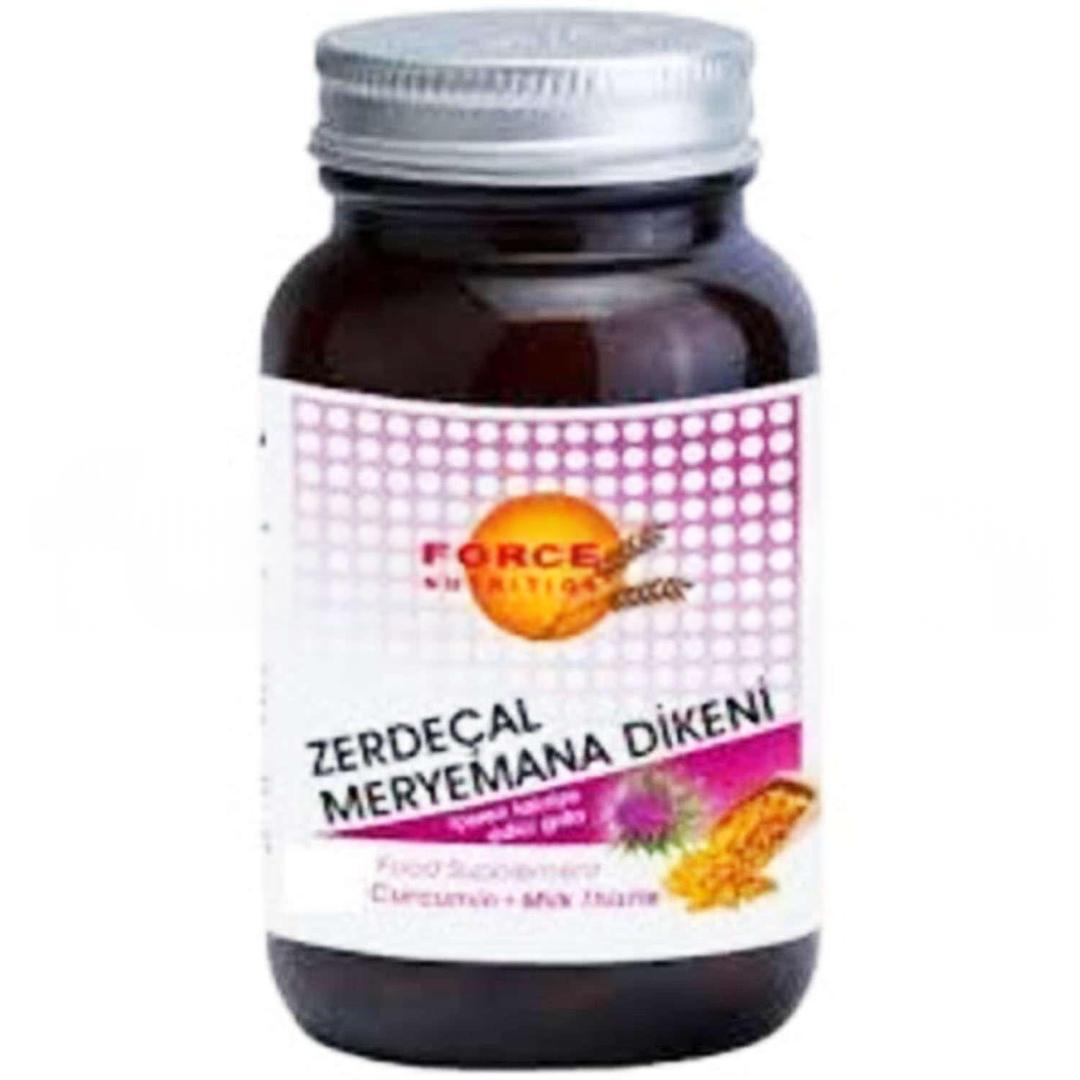 Force Nutrition Curcumin + Milk Thistle 60 Tablet