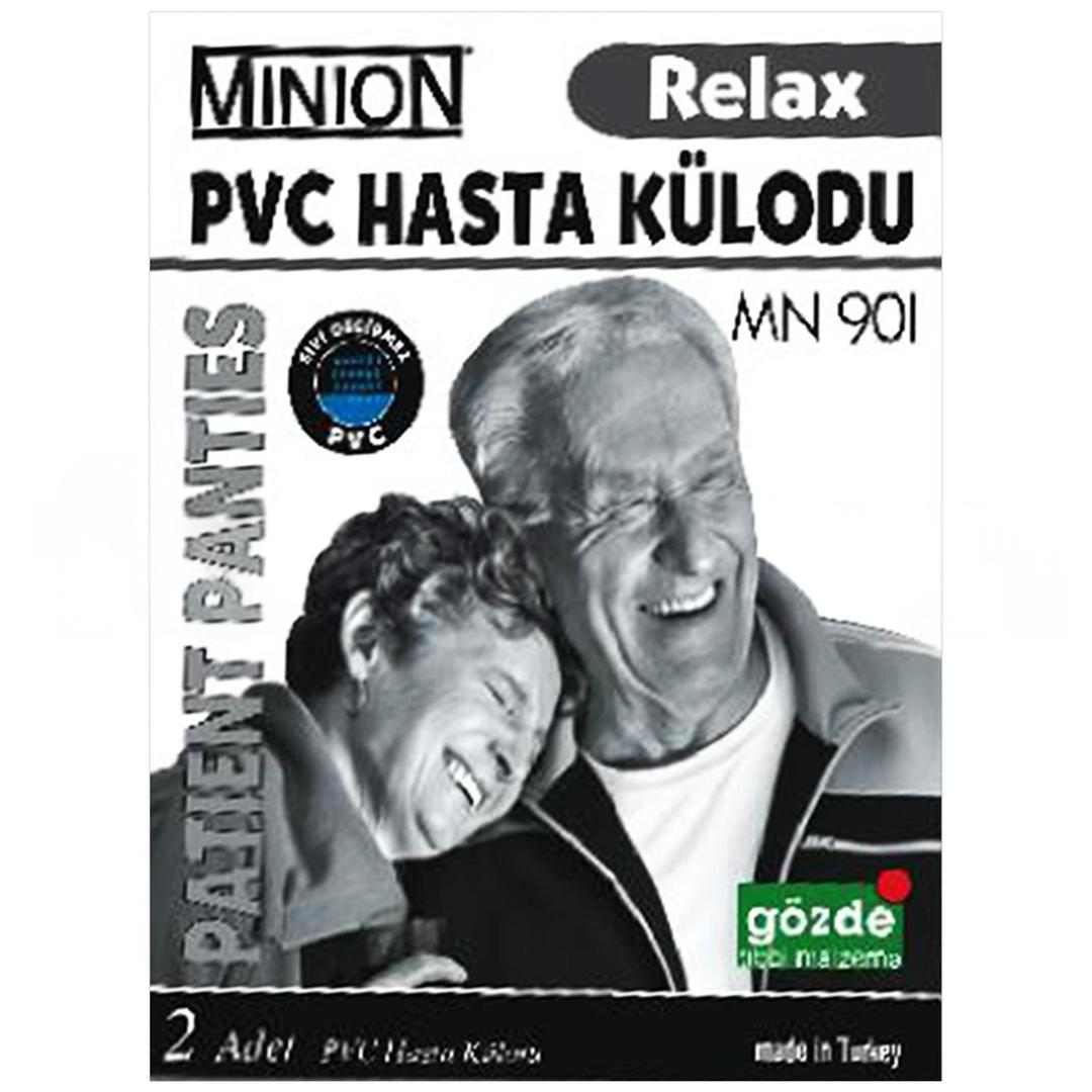 Minion Pvc Slip Hasta Külotu Sıvı Geçirmeyen No: 1 2li