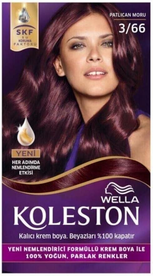 Koleston 3-66 Patlıcan Moru Saç Boyası