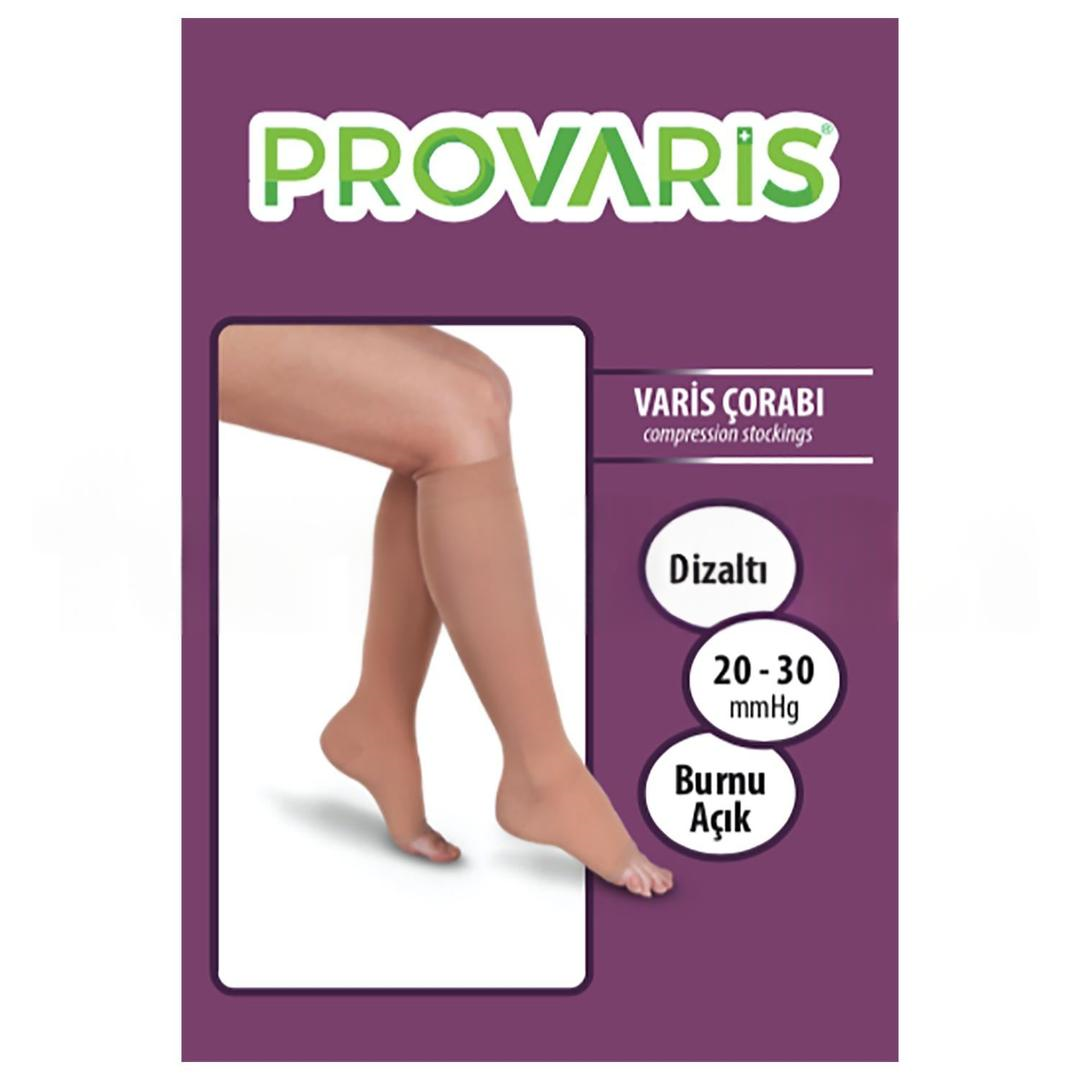 Provaris PV10106 Dizaltı Burnu Açık Varis Çorabı No: 6