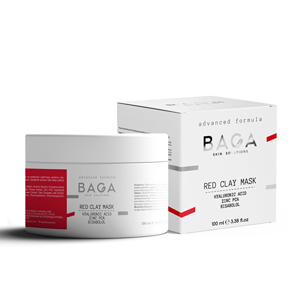 Baga 100 ml Kırmızı Kil Maskesi