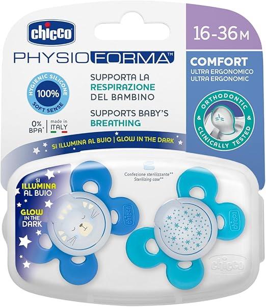 CHICCO.053 PHYSIO COMFORT ERKEK 16-36AY+ 2LI  GECE PARLAYAN 2Lİ
