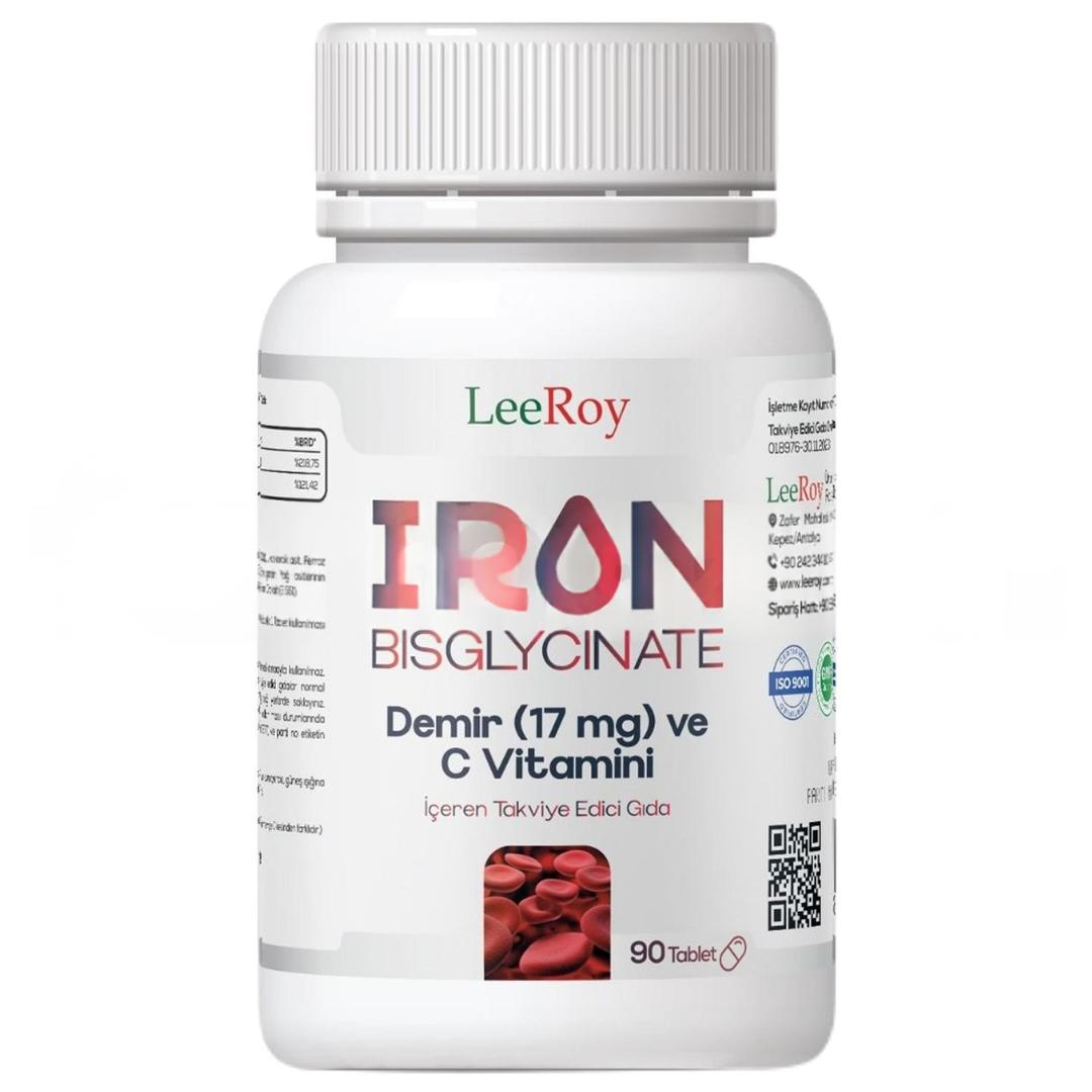 Leeroy Iron Bsgylicinate 90 Tablet