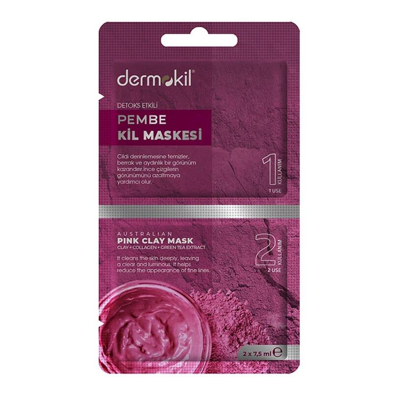 Dermokil Detoks Etkili Pembe Kil Maskesi 15 ml
