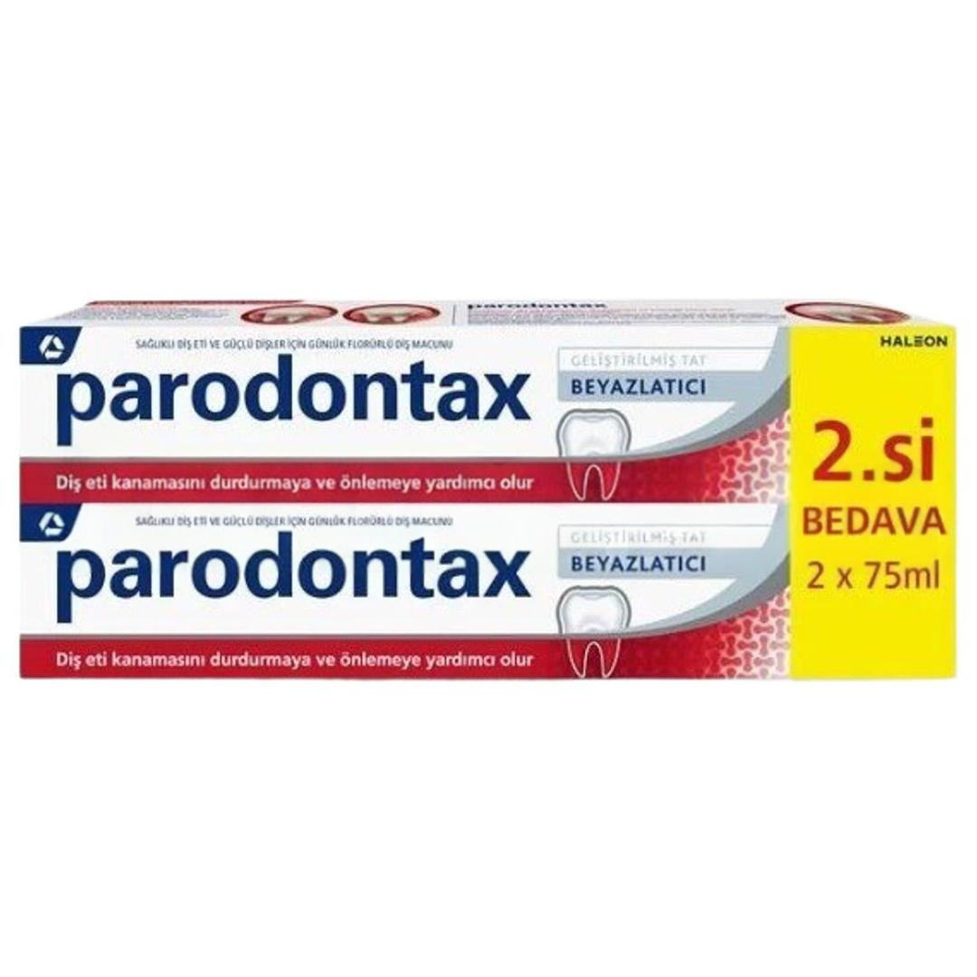 Parodontax Geliştirilmiş Tat Beyazlatici Diş Macunu 1+1 75 ml