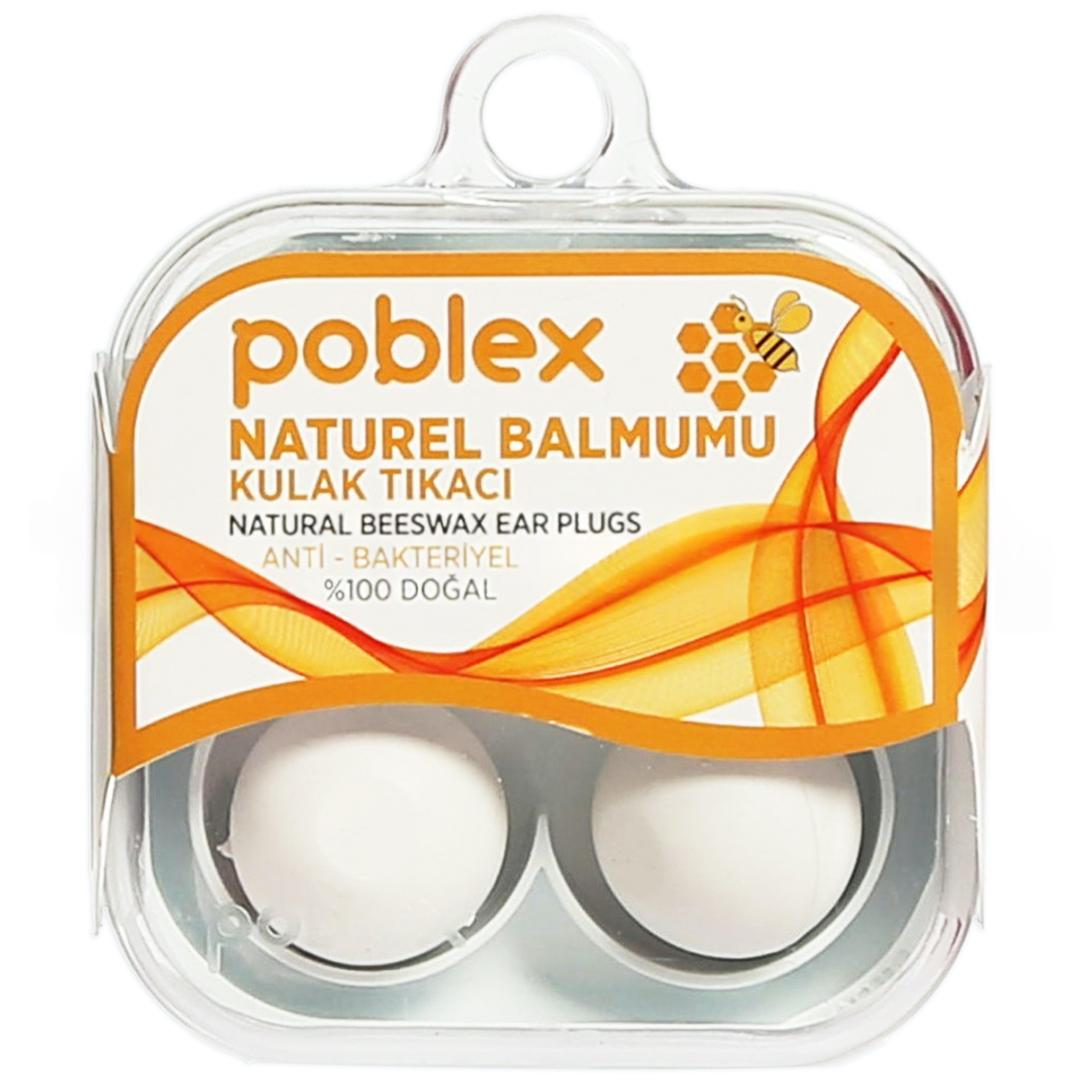 Poblex Naturel Balmumu Kulak Tıkacı 2li