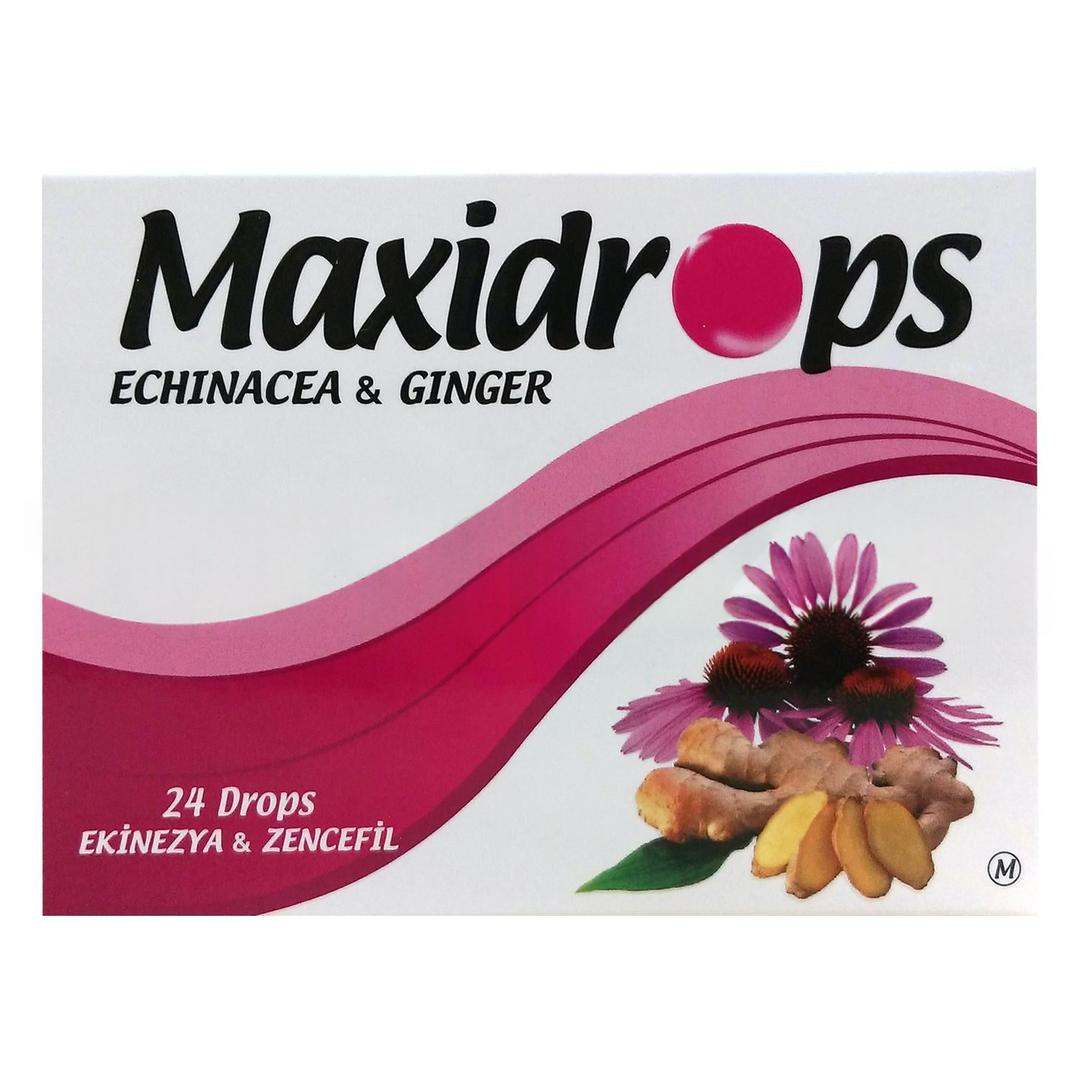 Maxidrops Pastil Ekinezya & Zencefil 24lü