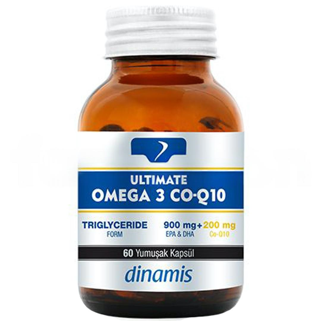 Dinamis Ultimate Omega 3 Co-Q10 60 Yumuşak Kapsül