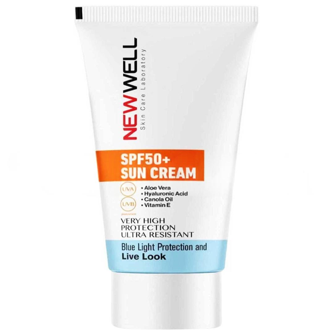 New Well Güneş Kremi Yüksek Koruma Aloe Vera SPF50+ 50 ml