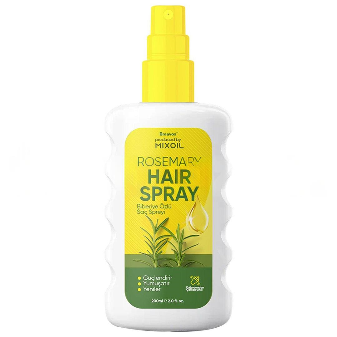 Braavos Mixoil Rosemary Hair Sprey Biberiye Saç Spreyi 200 ml