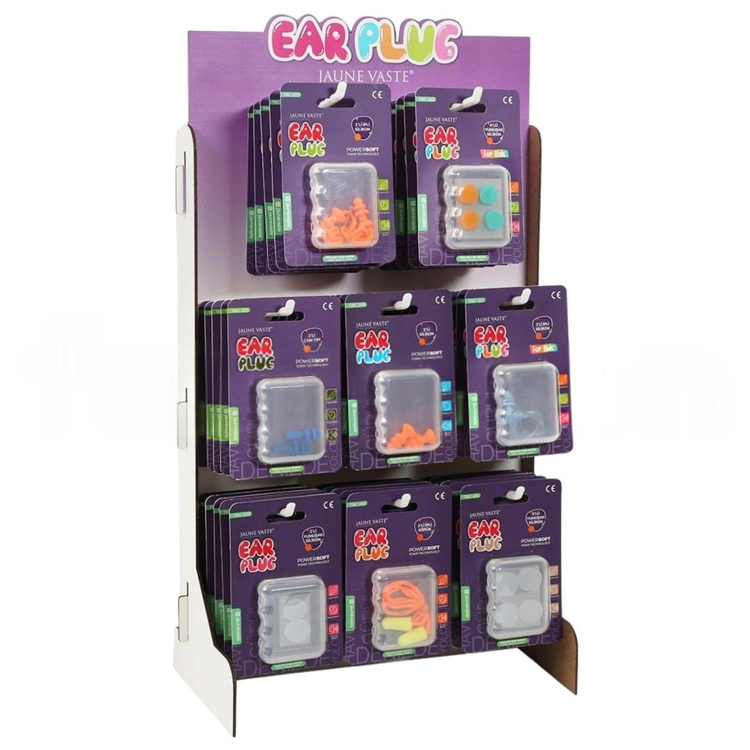 Jaune Vaste Ear Plug Kulak Tıkacı 45li Stant