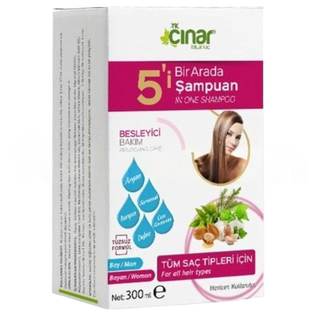 Çınar 5i 1 Arada Besleyici Bitkisel Şampuan 300 ml