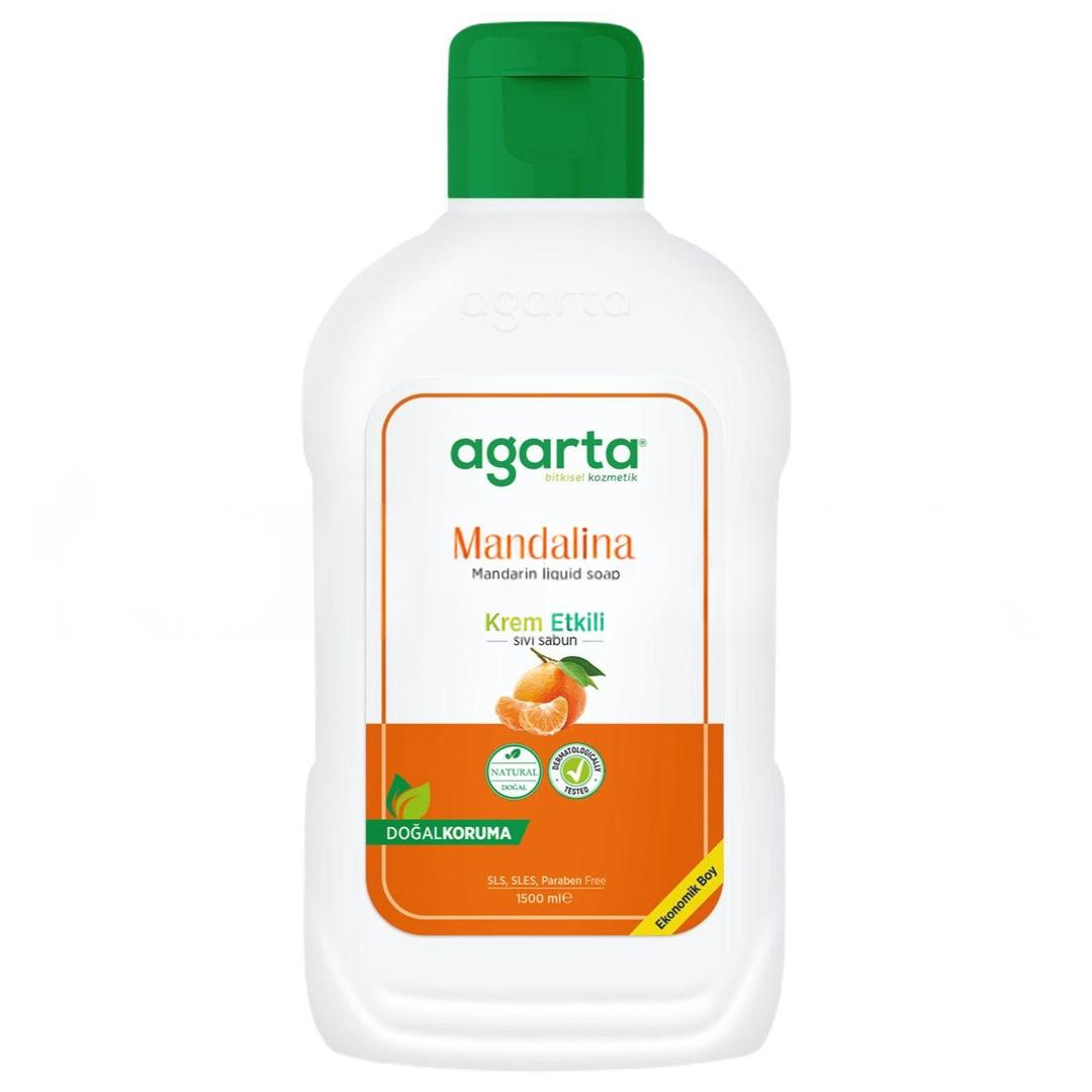 Agarta Doğal Sıvı Sabun Mandalina 1500 ml - Eski Ambalaj