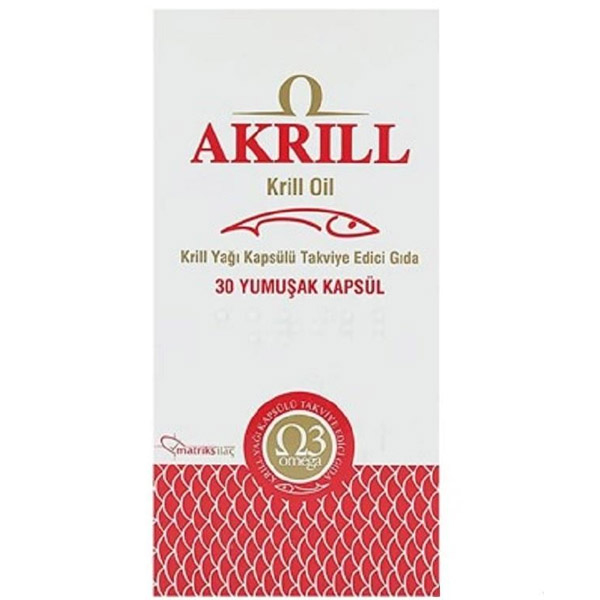 Akrill Krill Oil 30 Kapsül
