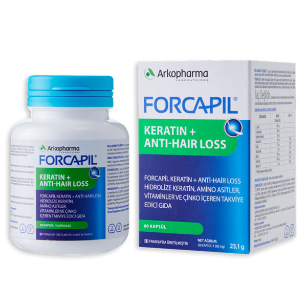 Arkopharma Forcapil Keratin Anti Hair Loss 60 Kapsül
