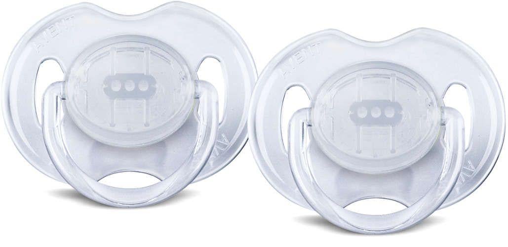 AVENT 0% BPA YALANCİ EMZİK 0-6 AY ŞEFFAF 2'Lİ 3299