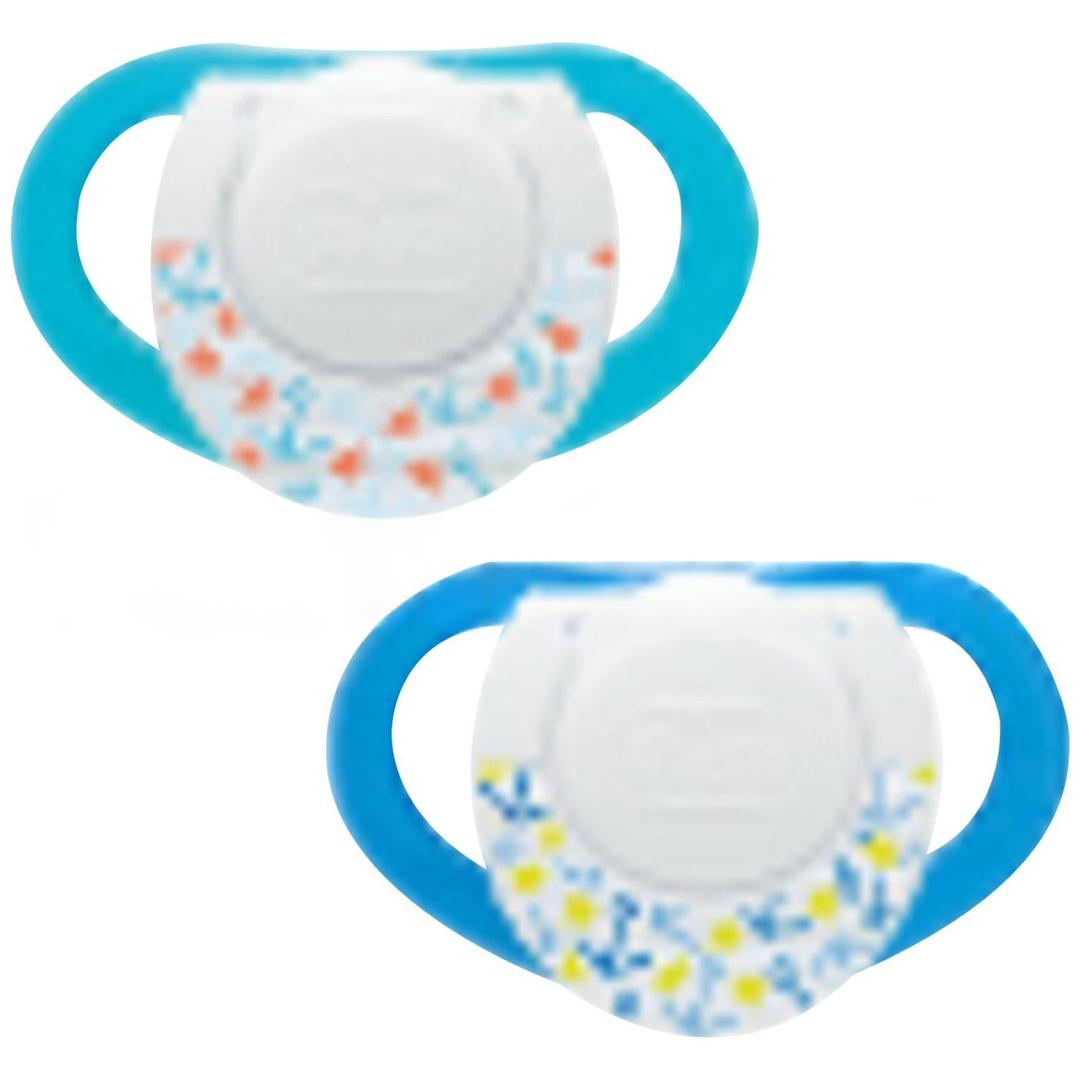 Chicco Physio Compact Piccolo E Sottile Emzik 6-12 Ay 2li - Mavi