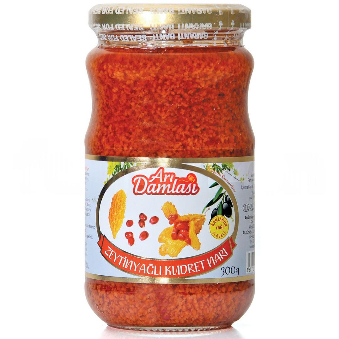 Arı Damlası Zeytinyağlı Kudret Narı Cam Kavanoz 300 gr