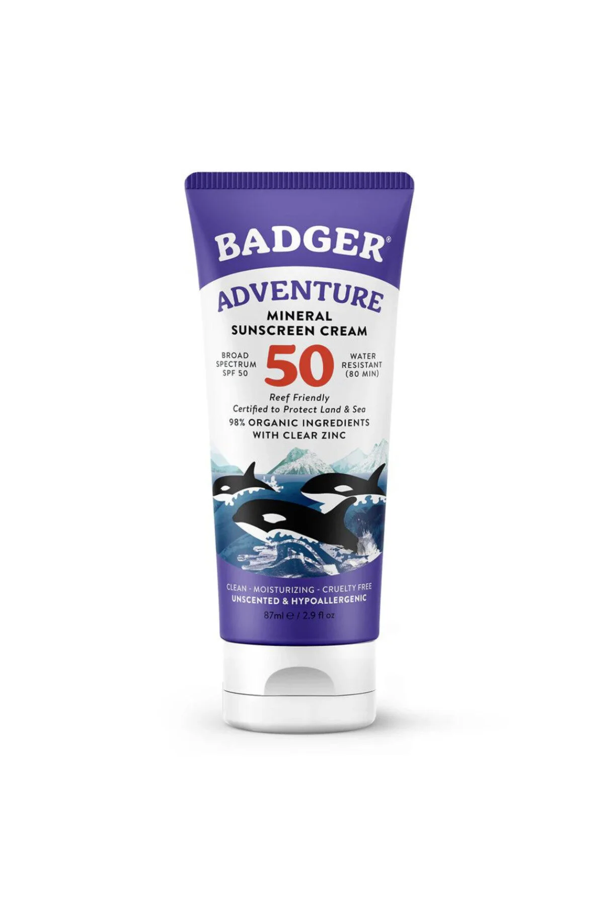 Badger Macera Sporları Organik SPF 50+ 87 ML Güneş Kremi