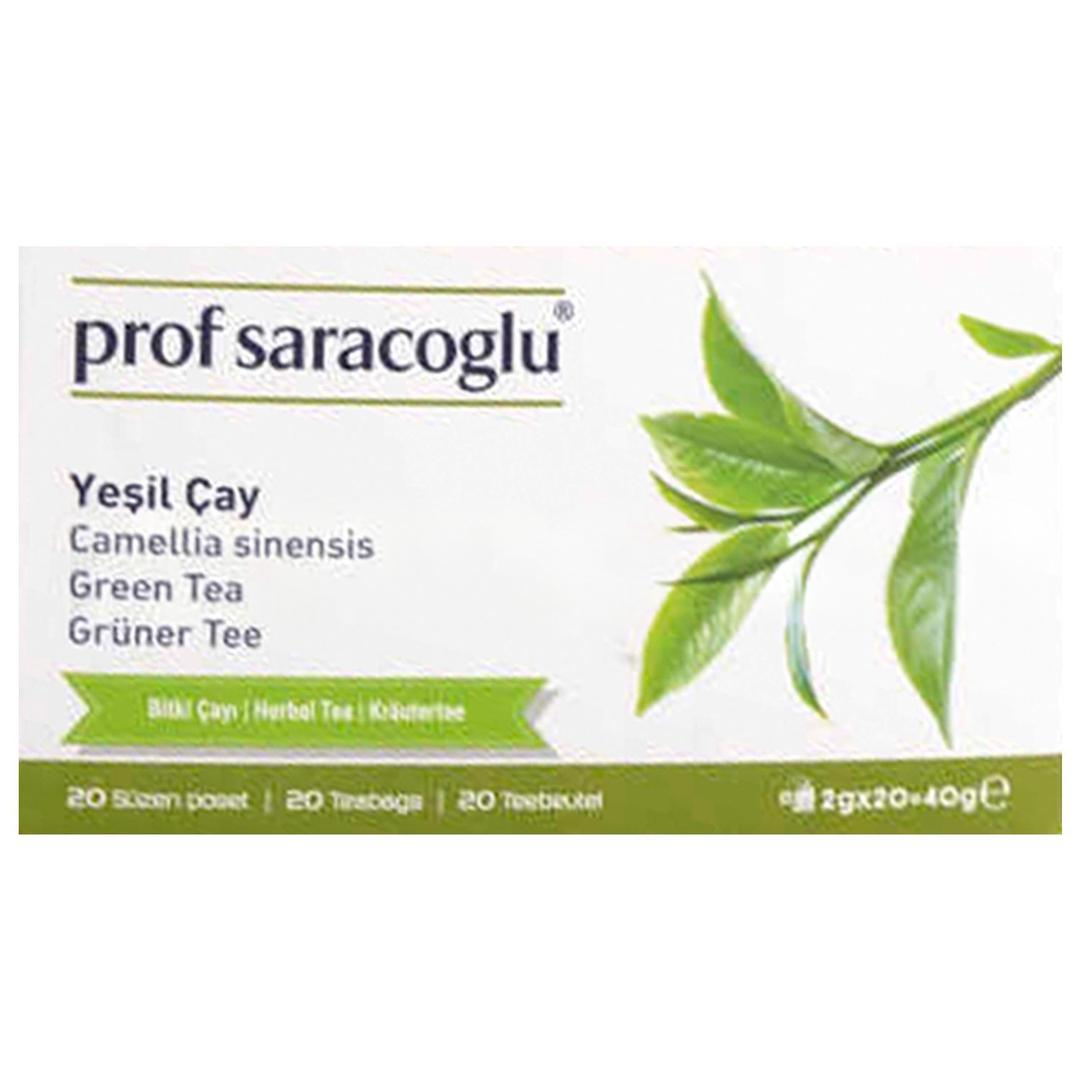 Prof Saraçoğlu Yeşilçay Bitki Çayı 20li