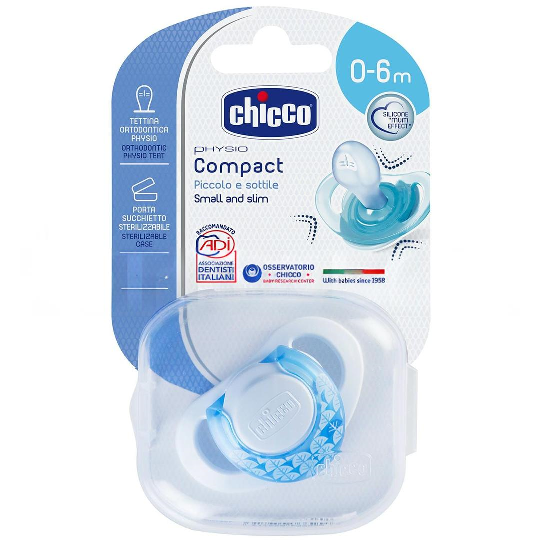 Chicco Physio Silikon Emzik 0 Ay+ Tekli - Erkek