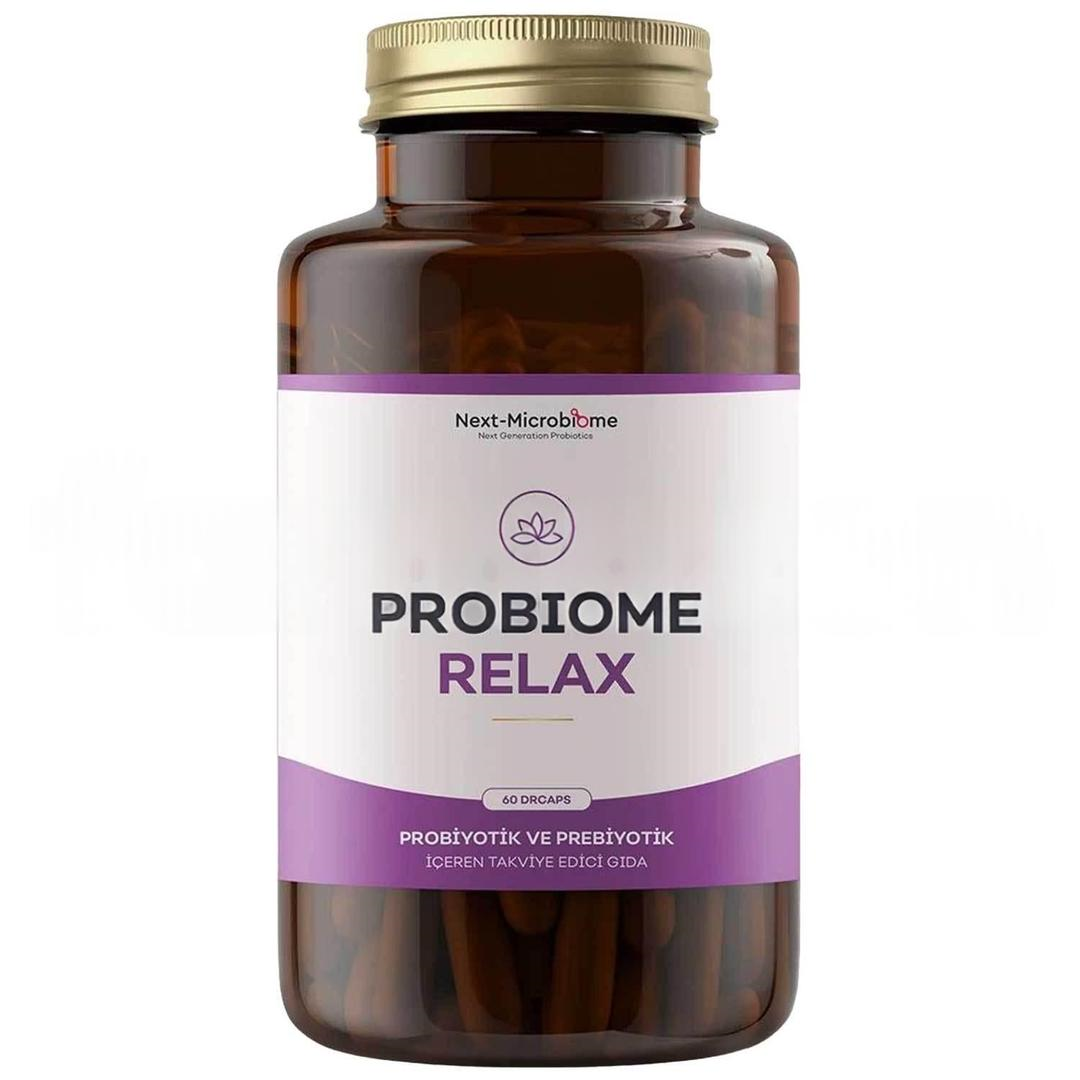 Next-Microbiome Probiome-Relax Probiyotik ve Prebiyotik 60 Kapsül