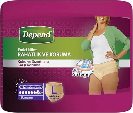 DEPEND EMC KLT EKO PKT BÜYÜK KADIN(16X4)